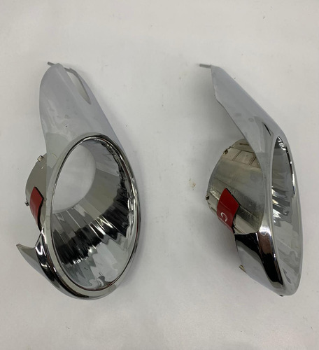 Par Aro Copo Moldura Cromada Farol Milha Novo Pálio Siena G4