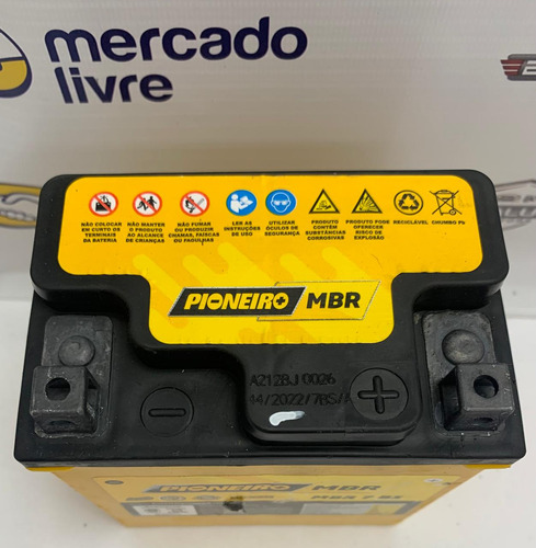 Bateria Pioneiro Mbr 12v 7bs Usada Ano Fabricação 2022