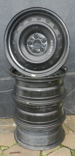 Jogo Roda Ferro Aro 16 5x100 Toyota Corolla 12/18 4261102b70