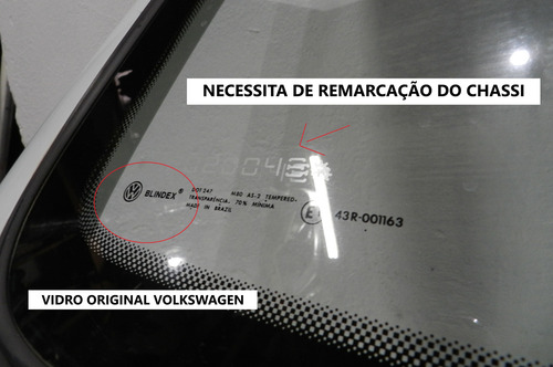 Tampa Traseira Porta-malas Com Vidro Vw Gol Bola G2 94/99
