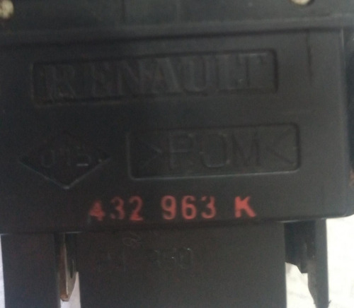 Botão Vidro Elétrico Dianteira Direita Renault Scenic 99/09 
