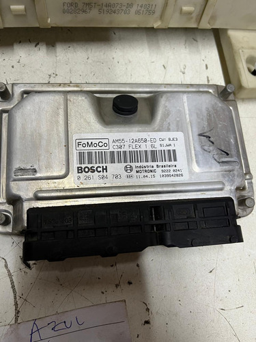 Kit Code Módulo Ford Focus 1.6 16v Manual 2011 Am5512a650ed