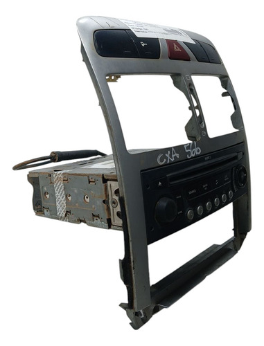 Moldura Painel Central Peugeot 307 2002/12 (ap) Cxa 566
