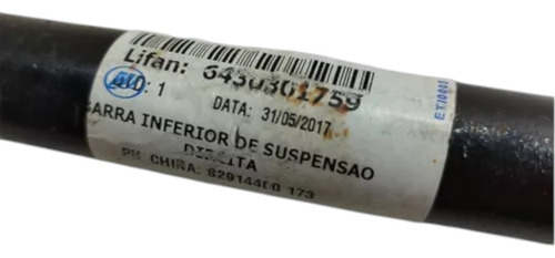 Barra Inferior De Suspensão Traseira Direita Lifan X60