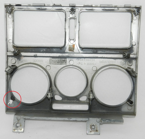 Moldura Painel Central Palio Siena 04/12 735336638 C Detalhe