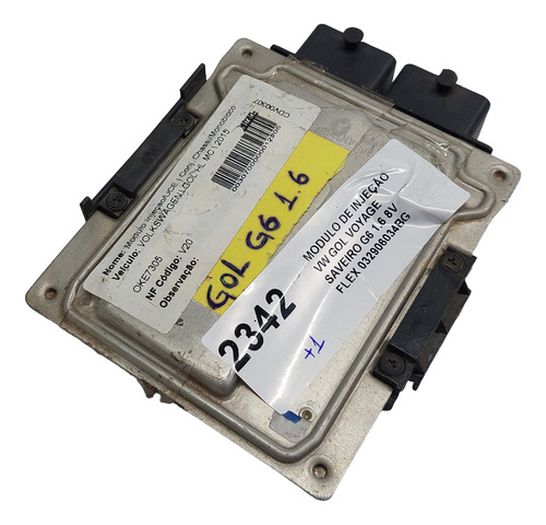 Modulo Injeção Gol Saveiro Voyage G6 1.6 8v Flex 032906034bg