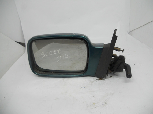Retrovisor Manual Esquerdo Ford Escort 1989 A 1993