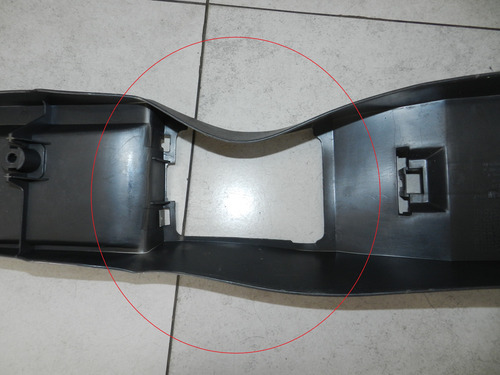 Console Central Cinza Gm Kadett 89/98 Com Detalhe 52283237