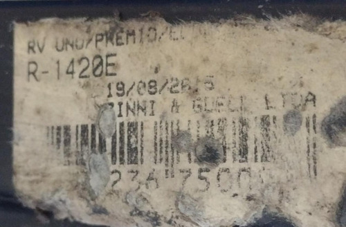 Máquina Vidro Manual Dianteira Esquerda Fiat Uno 1991/1996