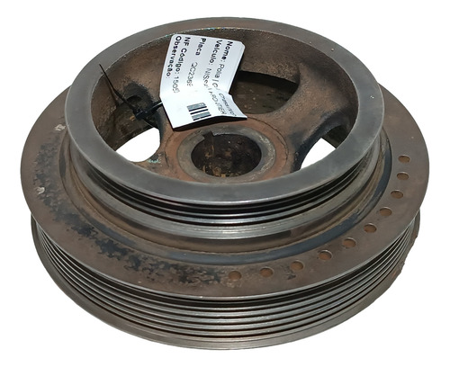 Polia Do Virabrequim Nissan Frontier 2.5 Diesel 2008 2016