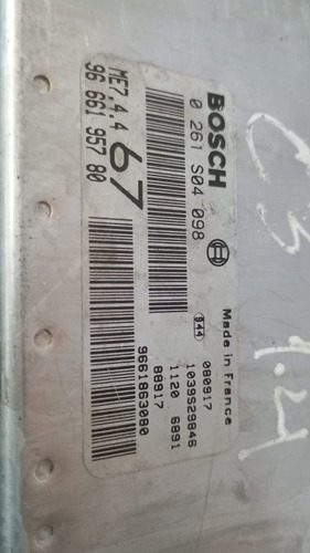 Módulo De Injeção Citroen C3 1.4 08 A 12 0261s04098