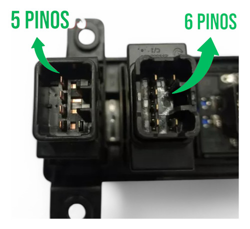 Botão Comando Luminosidade Tração E Retrovisor Jac T5