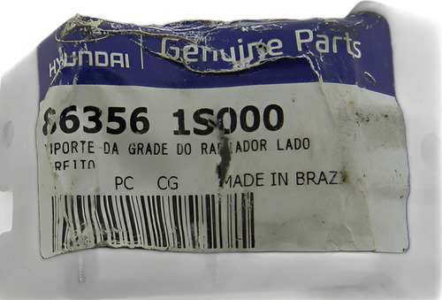 Suporte Grade Radiador Lado Direito Hyundai Hb20 12/19 