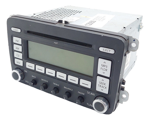 Rádio Cd Original Jetta Ano 2006 A 2010 C/ Código