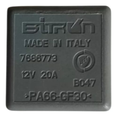 Rele Auxiliar Comando Farol Fiat Uno Siena 20a 7686773 (vc) 
