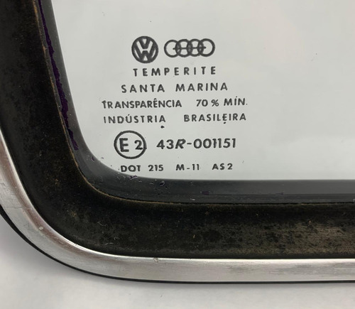 Vidro Traseiro Lado Esquerdo Gol 2 Portas Chaleirinha Or