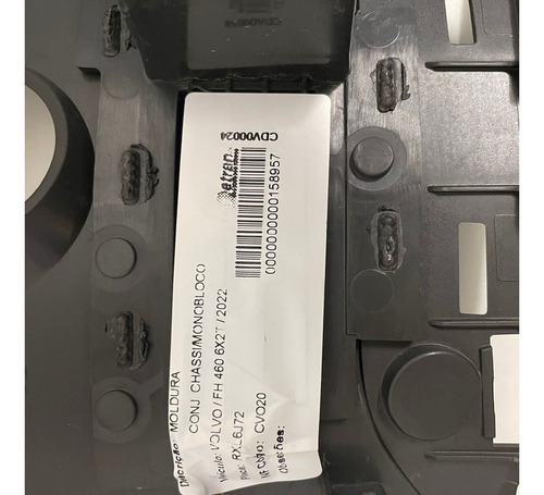 Moldura Comandos Botões Rádio Fh 460 2022 - 84292067