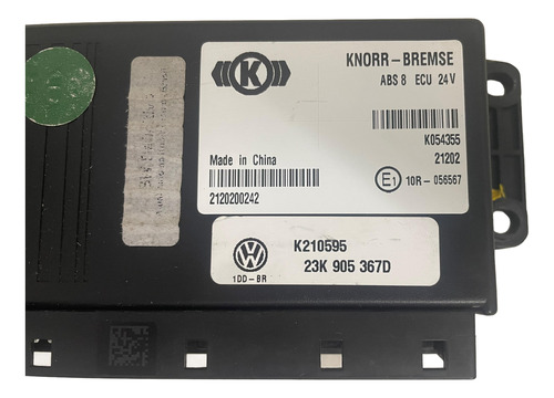 Módulo 25.460 Ctm 6x2 2022/2023 K210595 23k905367d