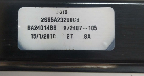 Máquina Vidro Elétrica Dianteiro Direito Ford Fiesta 03/12