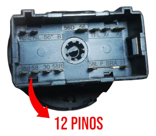 Botão Chave De Luz Farol Vw Gol G7 Saveiro Voyage