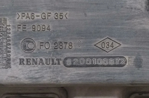 Coletor Admissão Renault Clio 1.6 16v 2007/2014 8200100872f