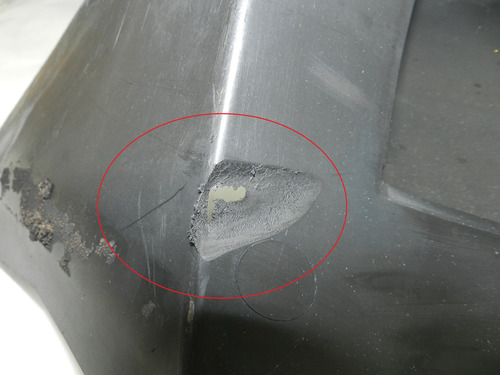 Para-barro Dianteiro Esquerdo Peugeot 206 98/14 Com Detalhe