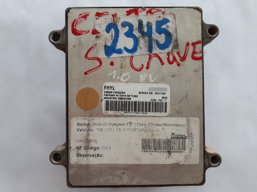 Módulo Injeção Gm Corsa Celta 1.0 8v Flex 94702331 Fhyl