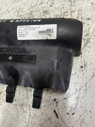 Tampa Capa Proteção Motor Honda Fit 1.4 I-dsi 2003 2004 2005