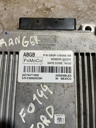Módulo Câmbio Ford Ranger 2.2 3.2 2016 2017 2018 2019 2020