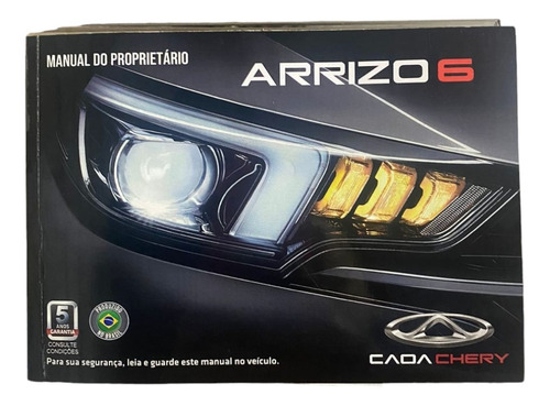 Manual Proprietário Chery Arrizo 6 Gsx 2021