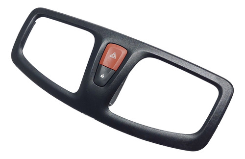 Botão Do Alerta / Trava Com Moldura Fluence Ano 2012 A 2017