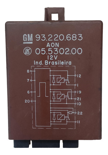 Módulo Conforto Vidro Elétrico Gm Kadett Ipanema Monza 89/98