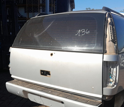 Tampa Traseira Com Vidro Prata Gm Blazer V6 1998 A 2004