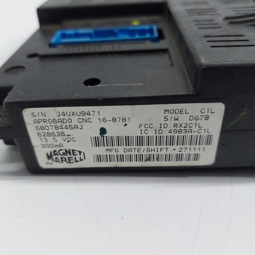 Modulo Central Bluetooth Fiat 500 Ano 2012 A 2017