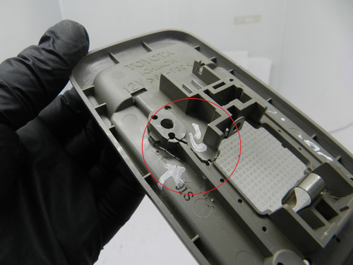 Luz Teto Bagagito Toyota Corolla Hilux 97/04 Com Detalhe