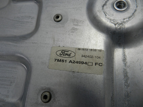 Máquina Vidro Sem Motor Traseira Direita Ford Focus 09/13