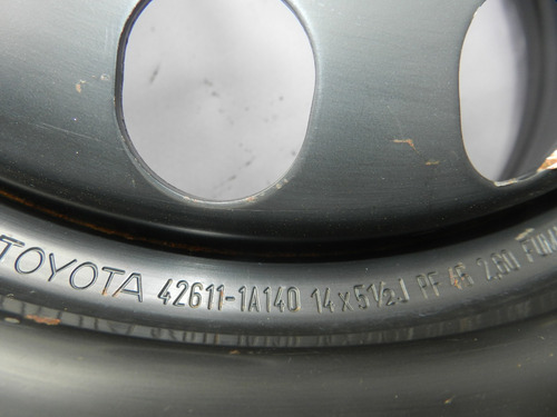 Roda Avulsa Ferro Aro 14 4x100 Toyota Corolla 426111a140