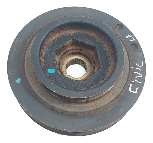 Polia Do Virabrequim Honda Civic 1.7 16v Ano 2002 A 2006