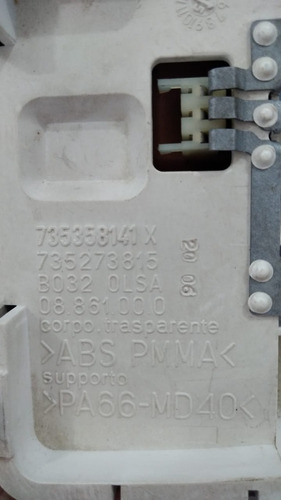 Luz De Teto Traseiro Fiat Stilo 2002 A 2011 735358141