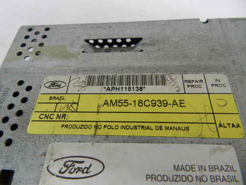 Rádio Cd Player Am/fm Ford Focus 2008 A 2013 Am5518c939ae