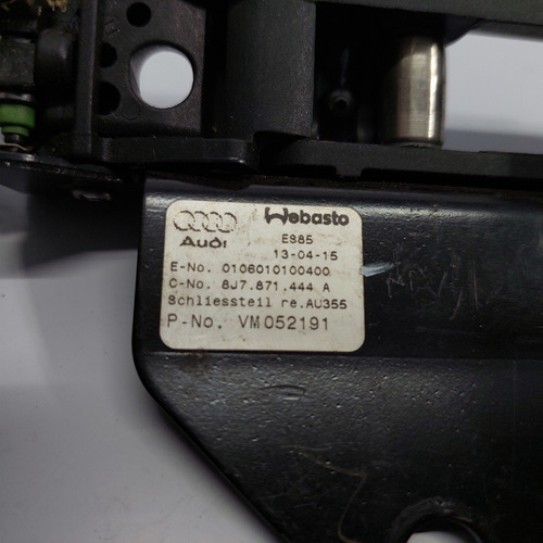 Sensor Da Trava Do Teto Audi Tt Ano 2009 A 2014