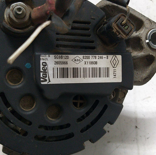 Alternador Renault Sandero Clio 2008 A 2014 8200778246b