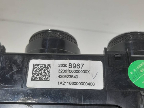 Comando Ar Condicionado Onix Plus 2021 2022 2023 Analogico