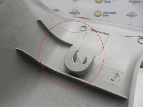 Moldura Coluna Central Direita Vw Gol G3 G4 2p 00/14 Detalhe