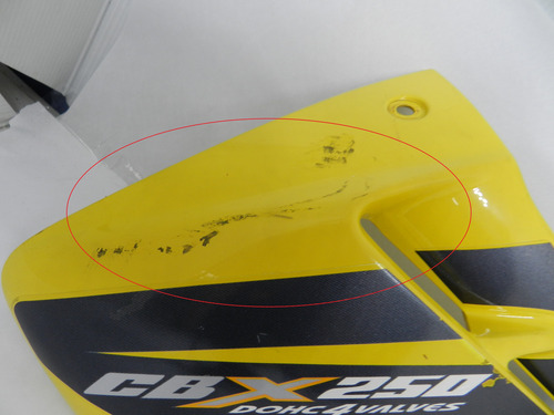 Carenagem Aba Asa Esq Honda Cbx 250 Twister 06/08 Detalhe