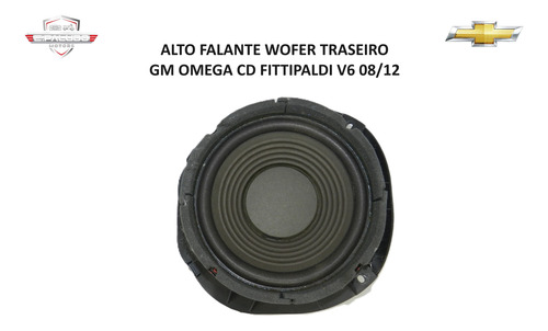 Alto Falante Wofer Traseiro Gm Omega Cd Fittipaldi V6 08/12