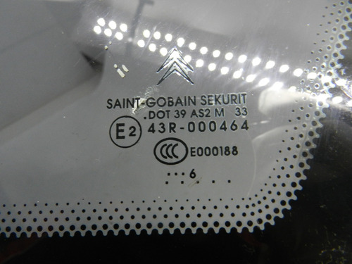 Vidro Fixo Traseiro Direito Citroen C5 Sedan 01/07 43r000464