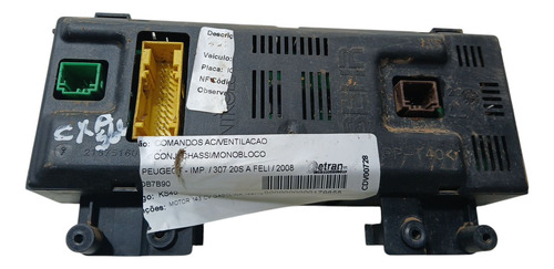 Comando  Ar Condicionado Peugeot 307 /2008 (ap) Cxa 566
