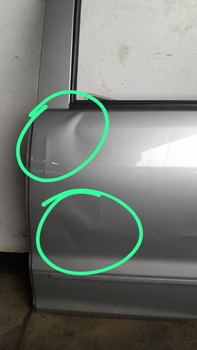Porta Traseira Esquerda Prata Vw Fox 2012 Com Detalhes