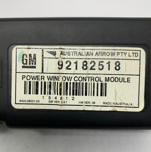 Módulo Vidro Elétrico Gm Ômega Cd 3.6 V6 07/12 Original